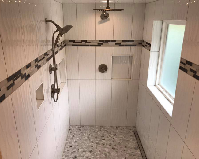 Custom shower design